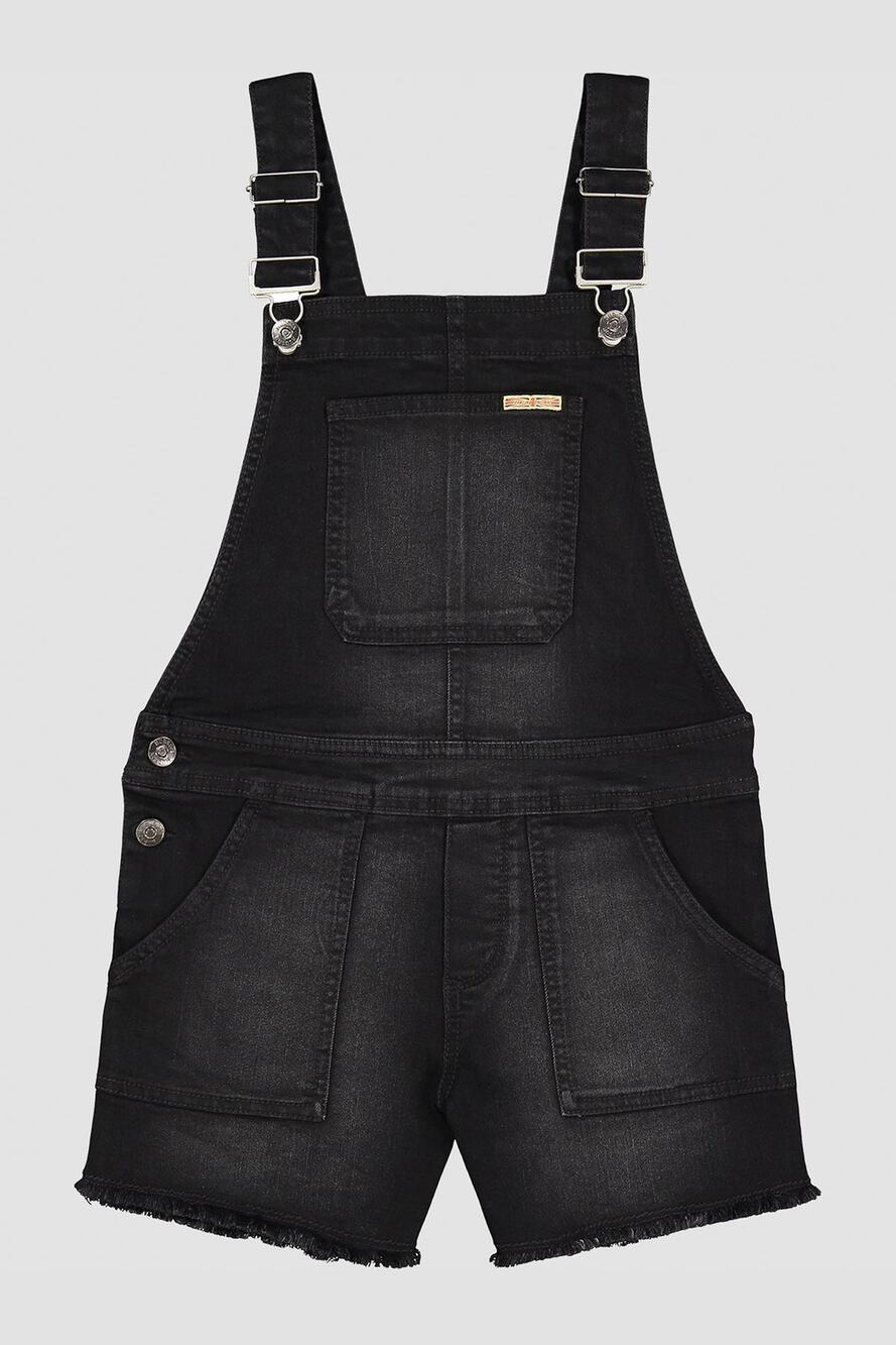 Hudson Jeans Denim Shortall Overalls Charcoal Grey NWT